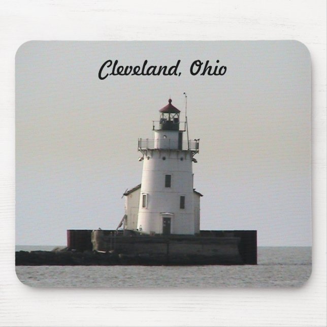 Cleveland Ohio Harbour Lighthouse Musmatta (Framsidan)