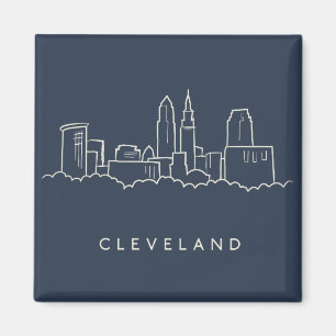 Cleveland Ohio horisont Magnet
