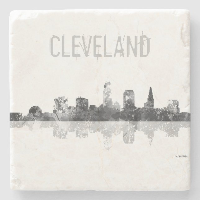 CLEVELAND OHIO HORISONT STENUNDERLÄGG (Framsidan)
