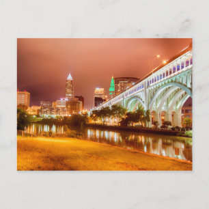 cleveland ohio horisont vykort