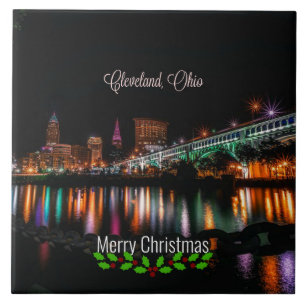 Cleveland, Ohio-julen Kakelplatta