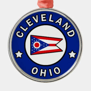 Cleveland Ohio Julgransprydnad Metall