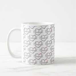 Cleveland Ohio Kärlek Kaffemugg