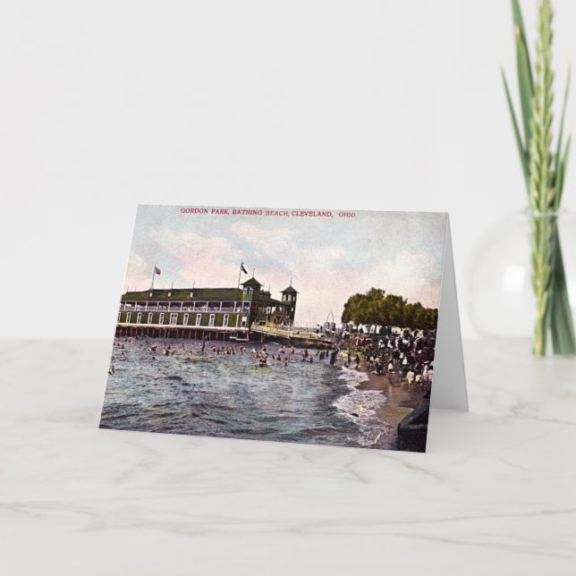 Cleveland Ohio Kort (Framsida)