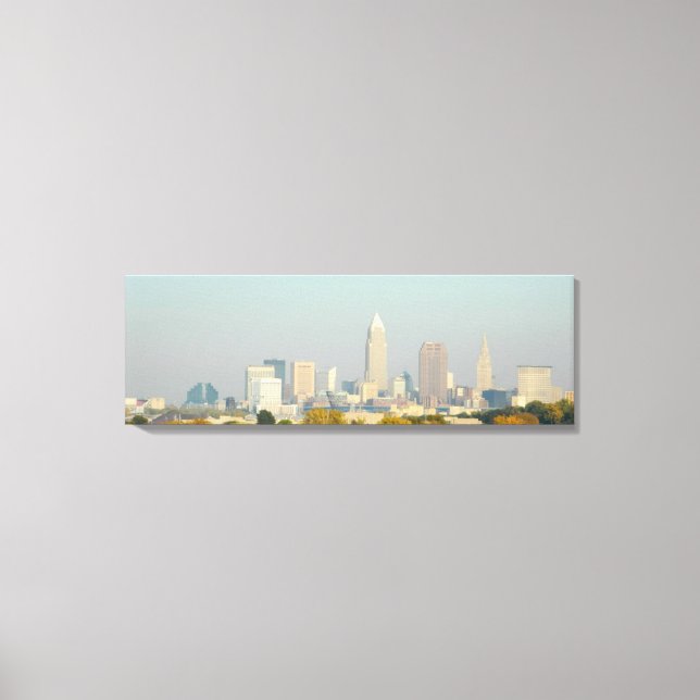 Cleveland, Ohio Lakefront Skyline Kanvastryck (Framsida)