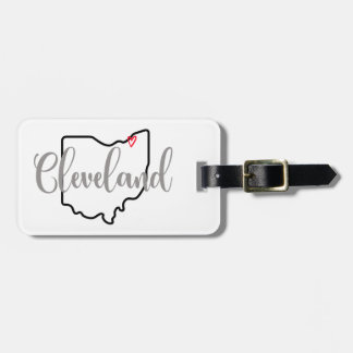 Cleveland Ohio Luggage Tag Bagagebricka