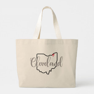 Cleveland Ohio Mugg Jumbo Tygkasse