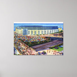 Cleveland Ohio Old Municipal Stadium Canvastryck