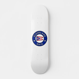 Cleveland Ohio Old School Skateboard Bräda 18 Cm