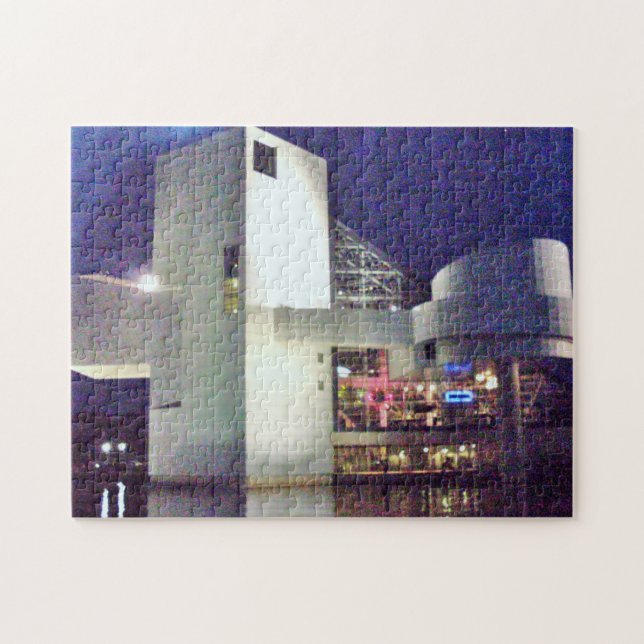 CLEVELAND OHIO PÅ SJÖ ERIE PUSSEL (Horisontell)