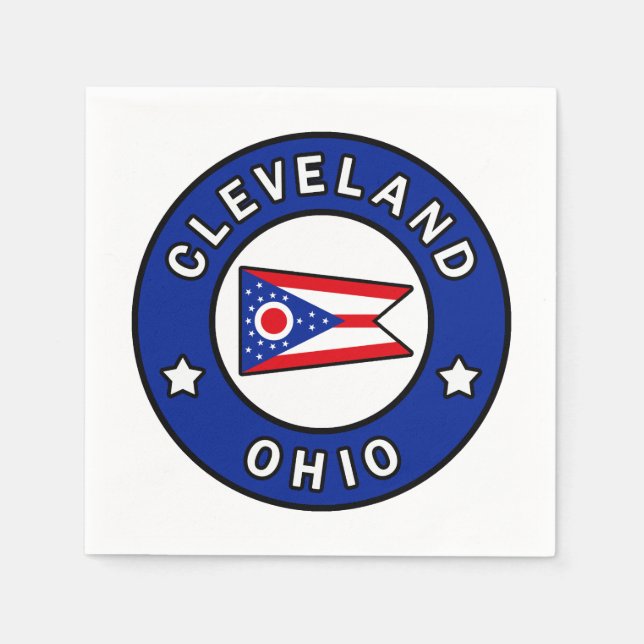 Cleveland Ohio Pappersservett (Framsidan)