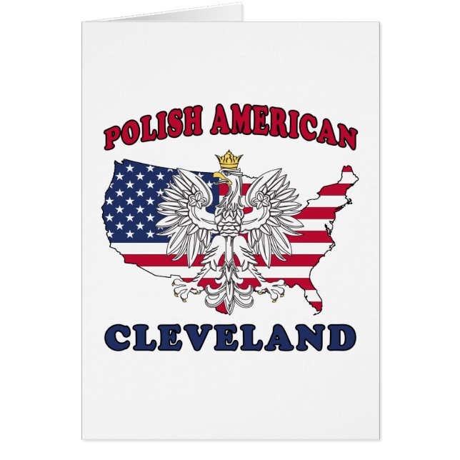 Cleveland Ohio polska Hälsningskort (Framsidan)