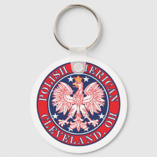 Cleveland Ohio polska Nyckelring