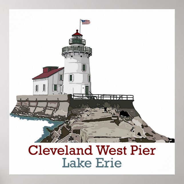 Cleveland Ohio Poster (Framsidan)