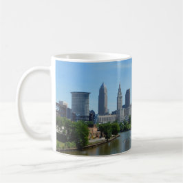Cleveland Ohio River Skyline Mugg