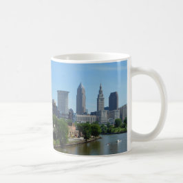 Cleveland Ohio River Skyline Mugg
