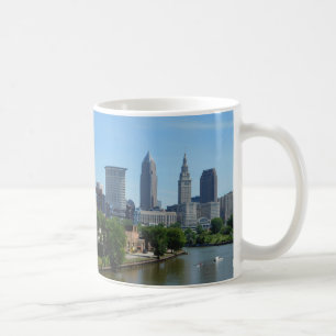Cleveland Ohio River Skyline Mugg
