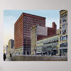 Cleveland Ohio Rockefeller Byggnad Poster