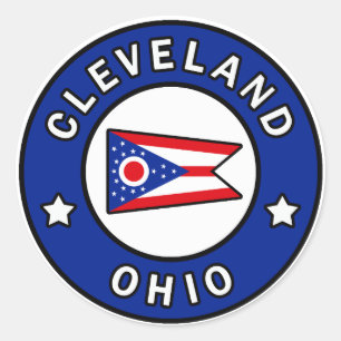 Cleveland Ohio Runt Klistermärke