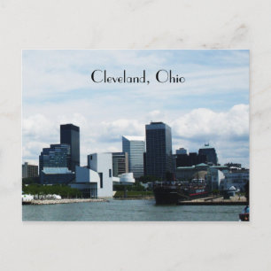 CLEVELAND OHIO,SJÖ ERIE SHORE-vykort Vykort
