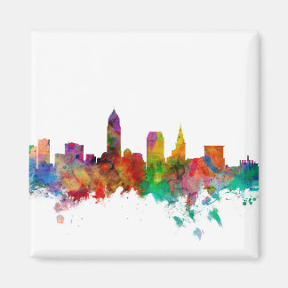 Cleveland Ohio Skyline Magnet