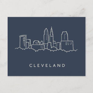 Cleveland Ohio Skyline Vykort