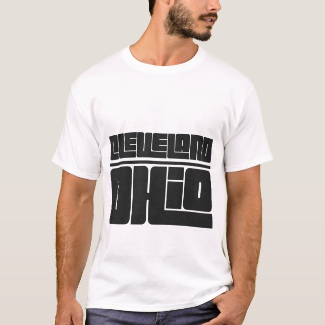 Cleveland - Ohio T Shirt (Framsida)
