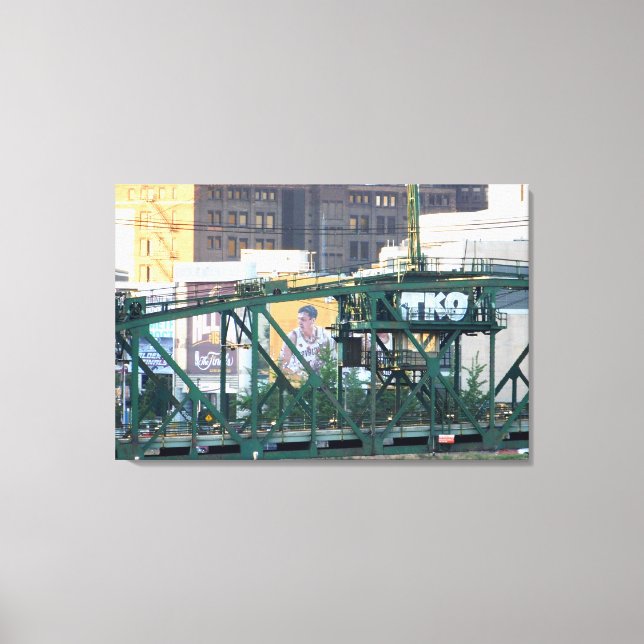 Cleveland Ohio TKO Wrapped Canvas Skriv ut (Framsida)