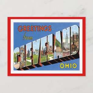 Cleveland Ohio US City Vykort
