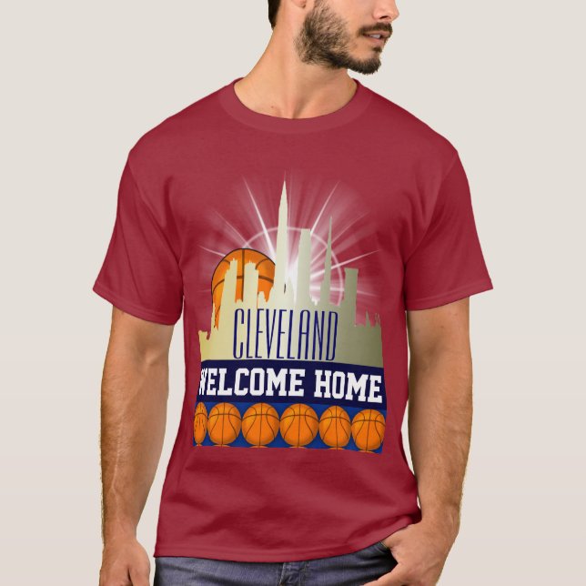 Cleveland, Ohio - Välkommen hem - srf Tee (Framsida)