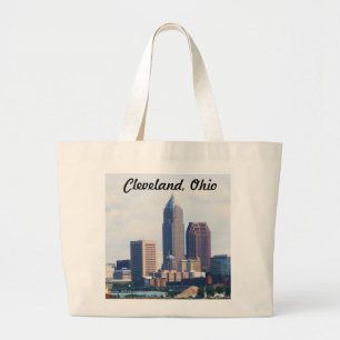 CLEVELAND,OHIO-väska Jumbo Tygkasse