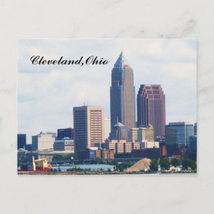 CLEVELAND, OHIO-vykort Vykort