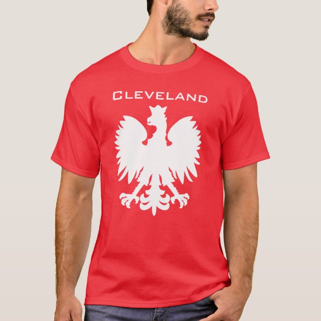 Cleveland polsk pride tee shirt (Framsida)