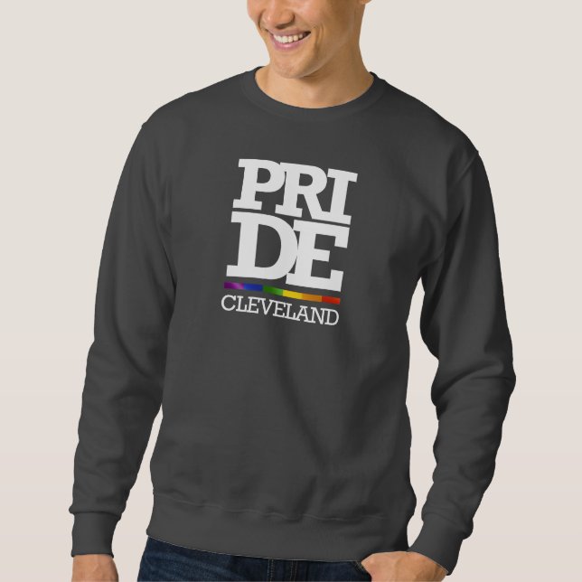 CLEVELAND PRIDE -- .png Långärmad Tröja (Framsida)