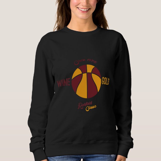 Cleveland Richfield Vin och Guld T Shirt (Framsida)