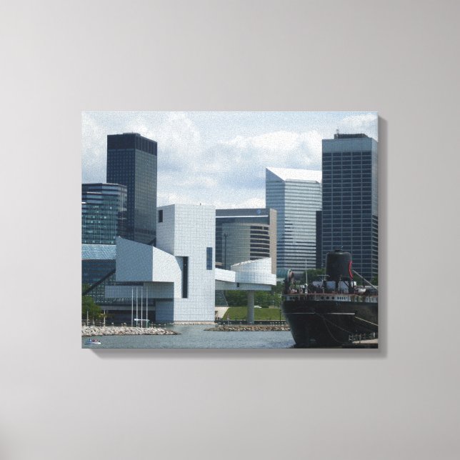 CLEVELAND ROCK AND ROLL HALL canvas (Framsida)