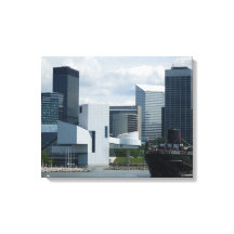 CLEVELAND ROCK AND ROLL HALL canvas