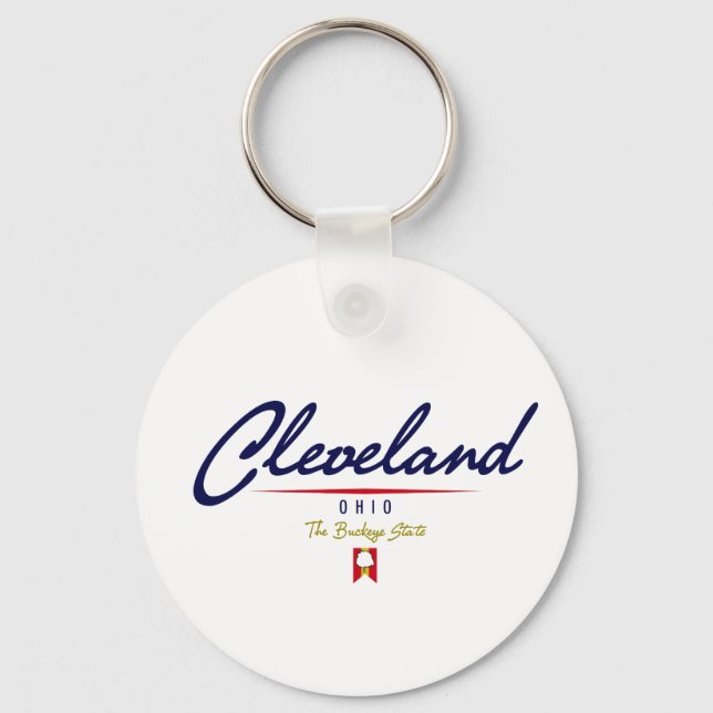 Cleveland Script Nyckelring (Framsida)