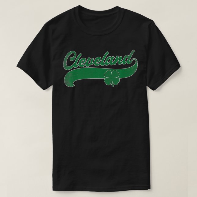 Cleveland Shamrock St T Shirt (Design framsida)