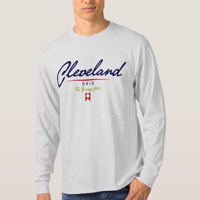 Cleveland skrivar t-shirt (Framsida)