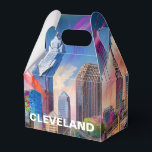 Cleveland Skyline Abstrakt Konst Presentaskar<br><div class="desc">Lägg till en modern touch till ditt evenemang med denna presentlåda som har abstrakt Cleveland skyline konst. Perfekt för bröllop,  fester eller företagspresenter.</div>