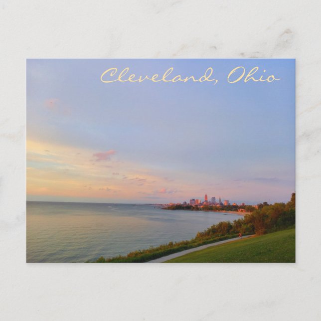 Cleveland skyline from Edgewater Park Vykort (Framsida)