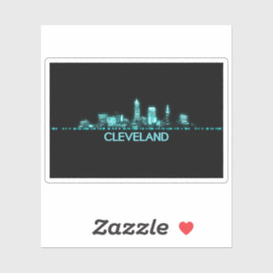 Cleveland Skyline Klistermärken