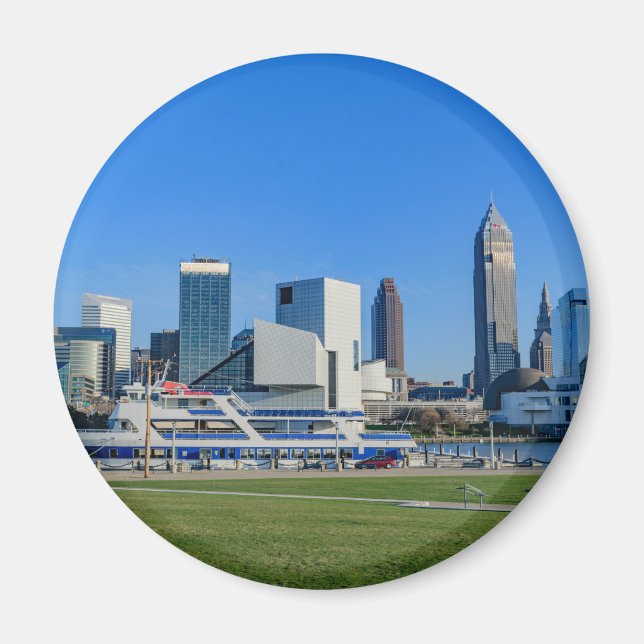 Cleveland Skyline Magnet (Framsidan)