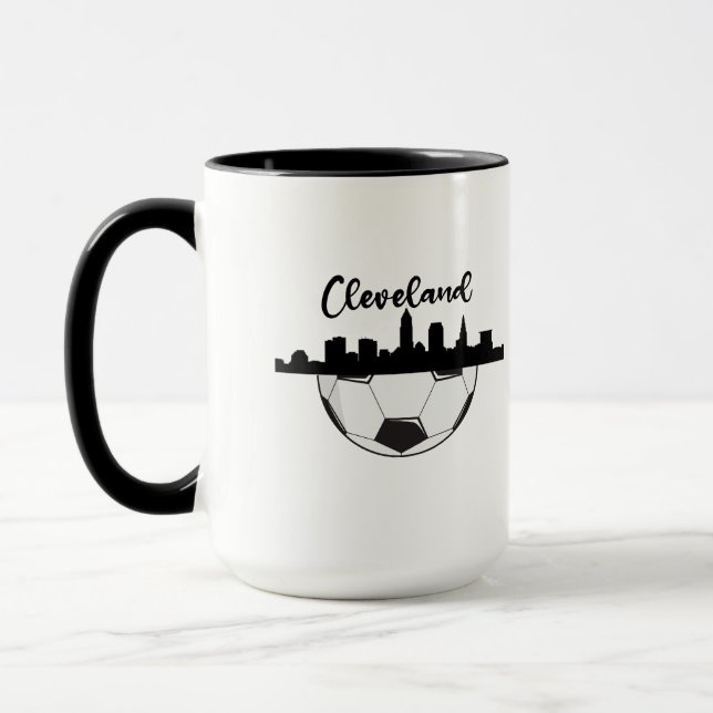 Cleveland Skyline Soccer Mugg (Vänster)