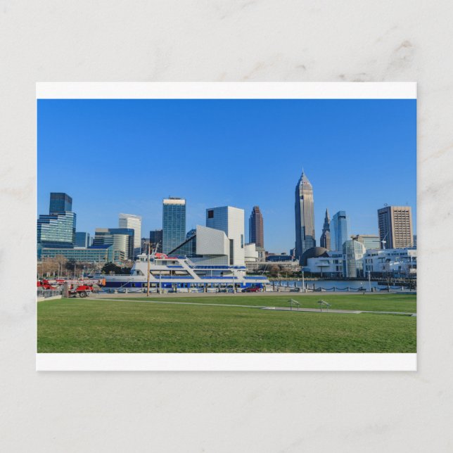 Cleveland Skyline Vykort (Framsida)