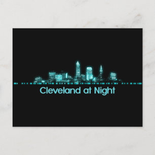 Cleveland Skyline Vykort