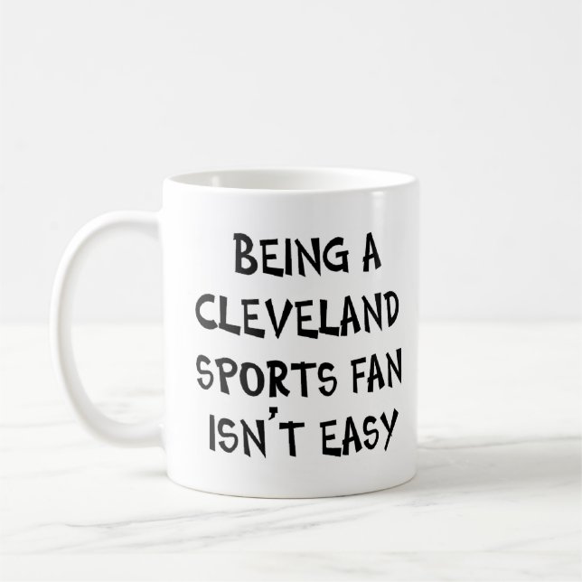 cleveland sports fan, being kaffemugg (Vänster)