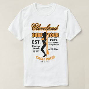 Cleveland surfa-turneringen i Redcar-Surfan T Shirt