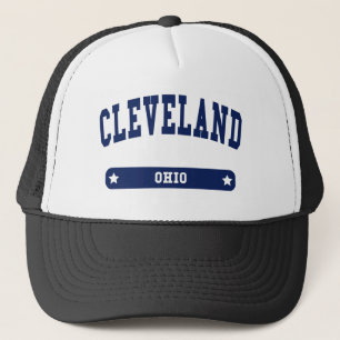 Cleveland Tennessee College Stil T-skjortor Truckerkeps